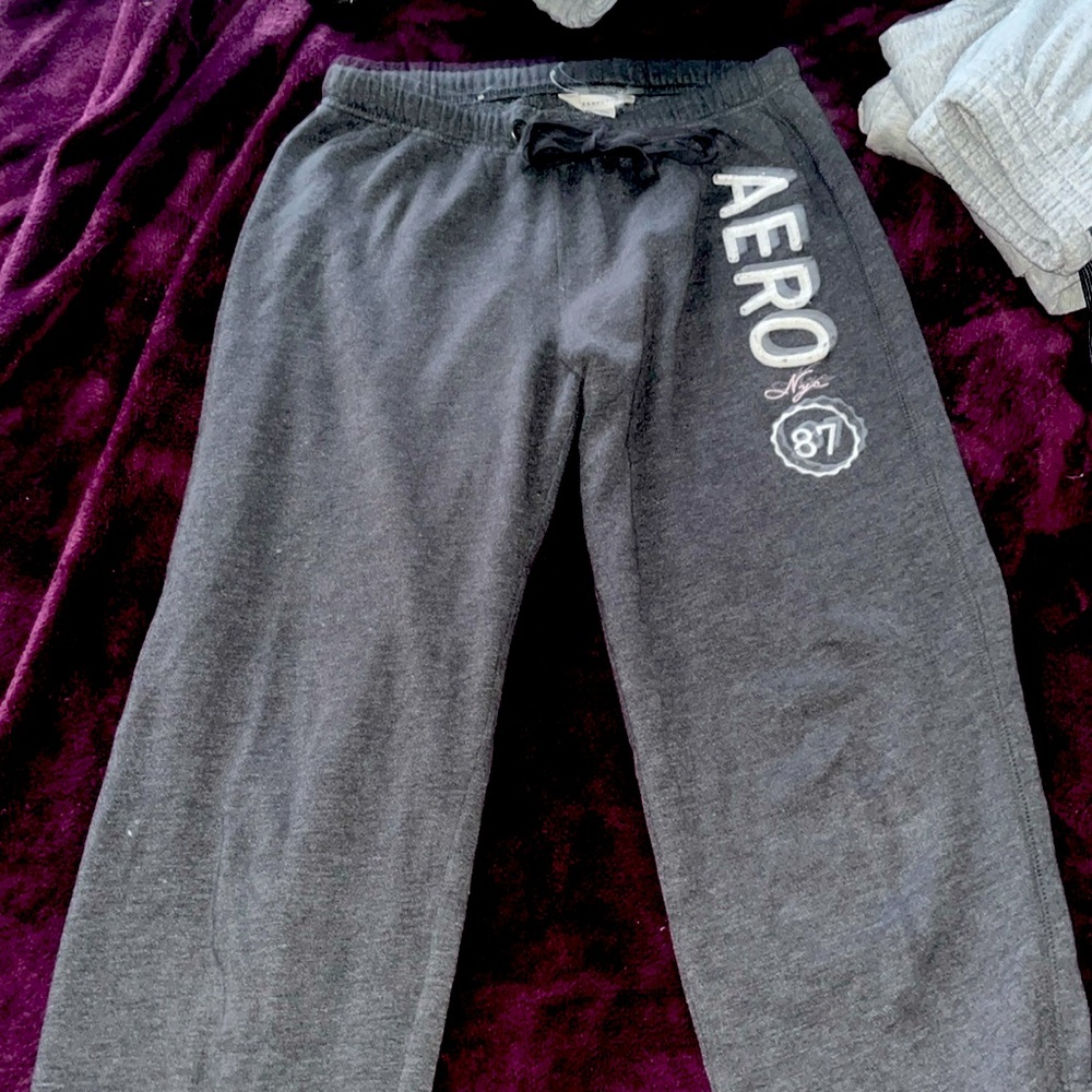 Aeropostale Low Rise Dark Grey Joggers